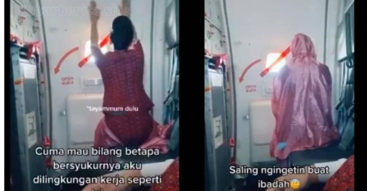 Viral-Video-Pramugari-Salat-di-Pesawat-Netizen-Idaman-Banget-Mbaknya-1